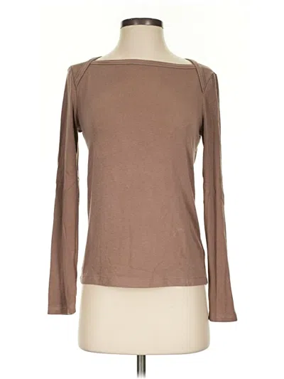 Pre-owned Jones & Co Long Sleeve T-shirt In Brown