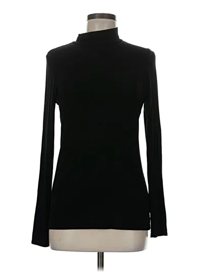 Pre-owned Jones & Co Long Sleeve Turtleneck In Black