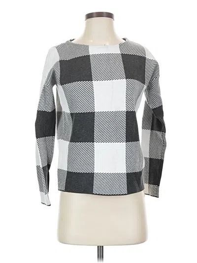 Pre-owned Jones & Co Pullover Sweater In Silver