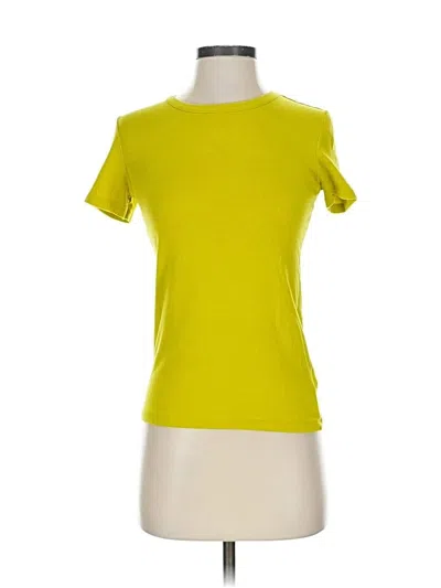Pre-owned Jones & Co Short Sleeve T-shirt In Yellow