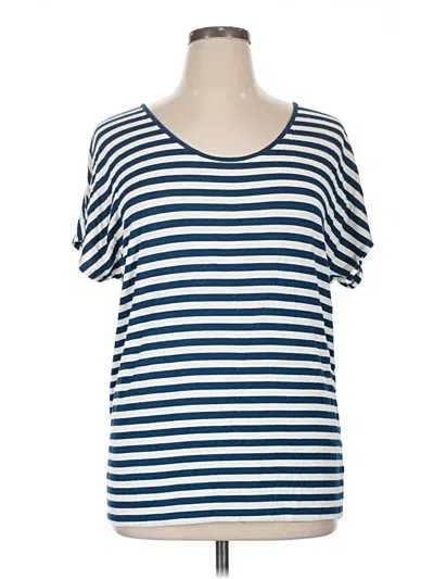 Pre-owned Jones & Co Short Sleeve T-shirt In Blue