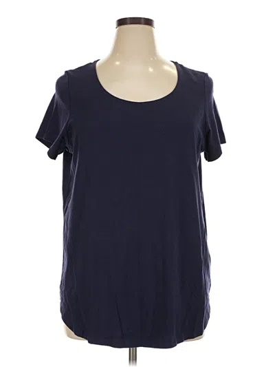 Pre-owned Jones & Co Short Sleeve T-shirt In Blue