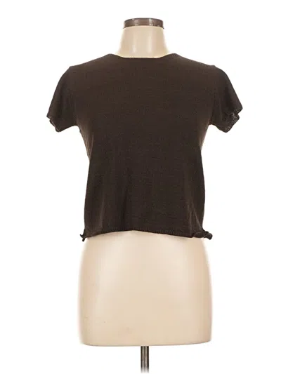 Pre-owned Jones & Co Short Sleeve T-shirt In Brown