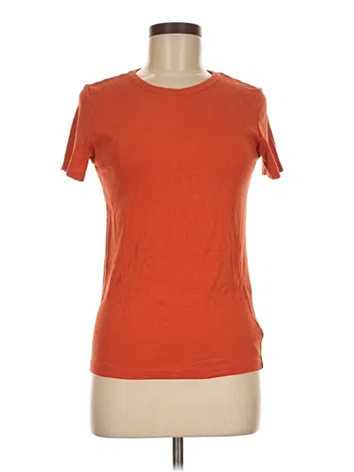 Pre-owned Jones & Co Short Sleeve T-shirt In Orange