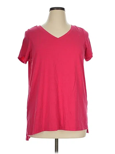 Pre-owned Jones & Co Short Sleeve T-shirt In Pink