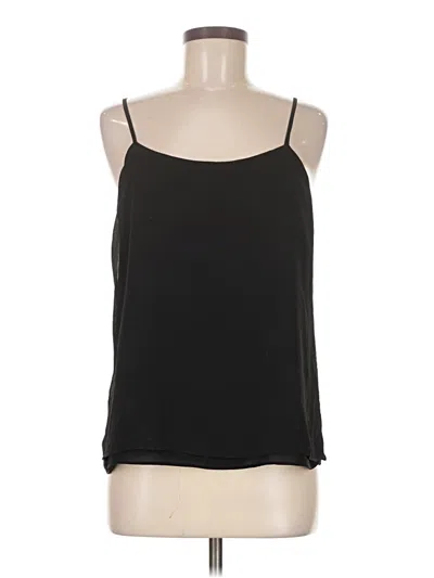 Pre-owned Jones & Co Sleeveless Top Black Halter Neckline Tops
