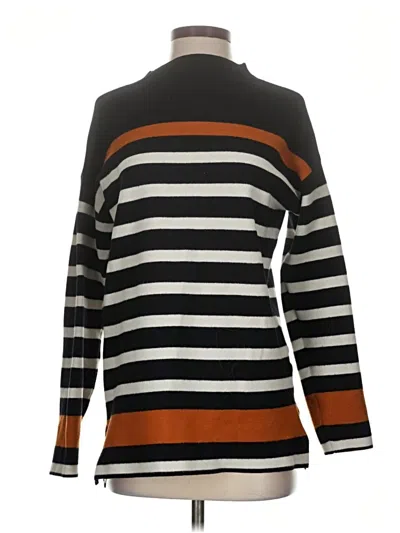 Pre-owned Jones & Co Turtleneck Sweater In Black
