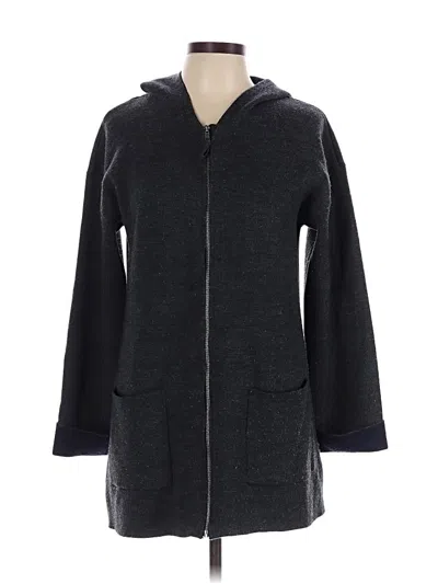 Pre-owned Jones & Co Zip Up Hoodie In Gray