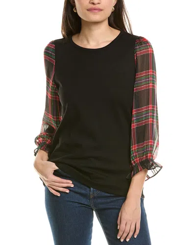 JONES NEW YORK JONES NEW YORK 3/4-SLEEVE BLOUSE