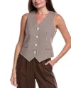 Jones New York 4-button Vest In Gray