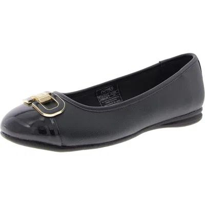 Jones New York Ambalee Womens Patent Trim Slip-on Loafers In Multi