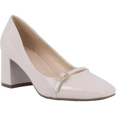 Jones New York Aubin Womens Patent Block Heel Pumps