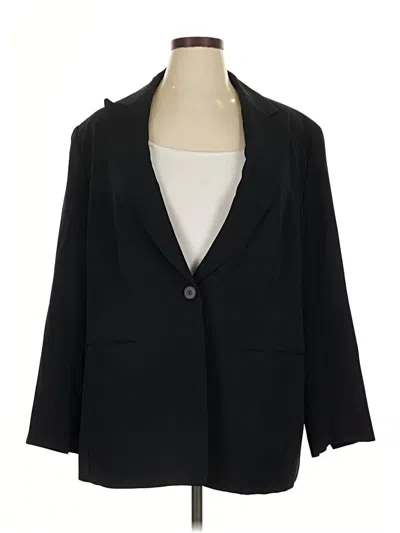 Pre-owned Jones New York Blazer Jacket In Black