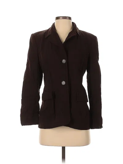 Pre-owned Jones New York Blazer Jacket In Brown