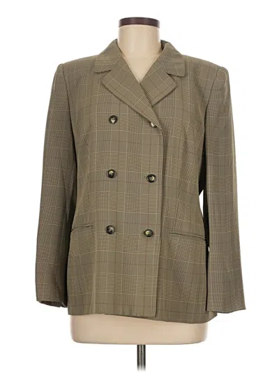 Pre-owned Jones New York Blazer Jacket In Brown