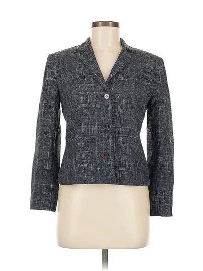 Pre-owned Jones New York Blazer Jacket In Gray