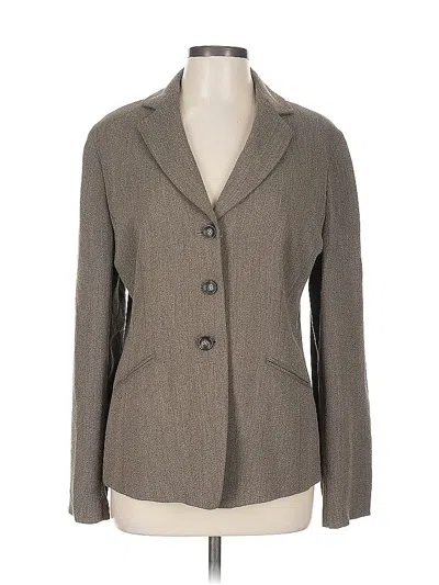 Pre-owned Jones New York Blazer Jacket In Gray