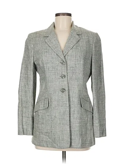Pre-owned Jones New York Blazer Jacket In Gray