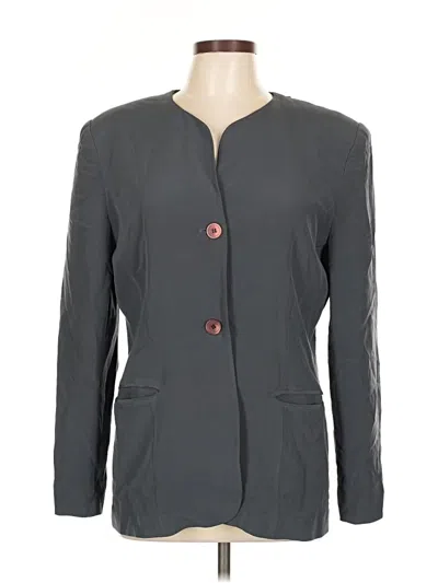 Pre-owned Jones New York Blazer Jacket In Gray