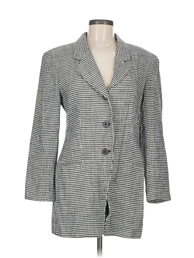Pre-owned Jones New York Blazer Jacket In Gray
