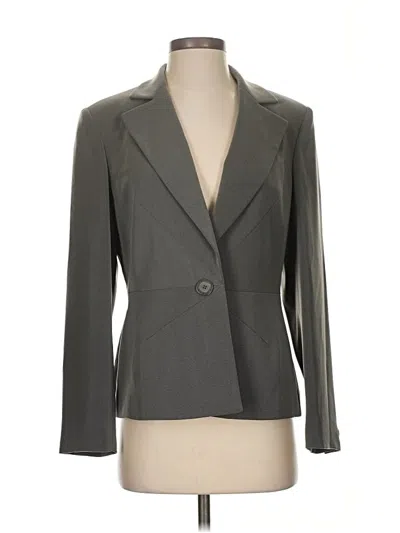 Pre-owned Jones New York Blazer Jacket In Gray