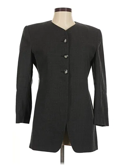 Pre-owned Jones New York Blazer Jacket In Gray