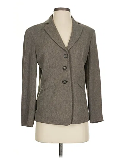 Pre-owned Jones New York Blazer Jacket In Gray