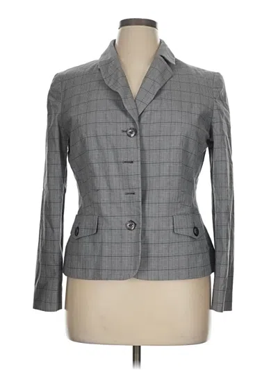 Pre-owned Jones New York Blazer Jacket In Gray