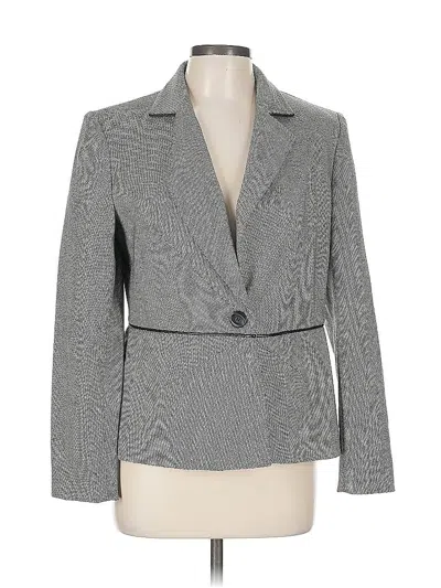 Pre-owned Jones New York Blazer Jacket In Gray