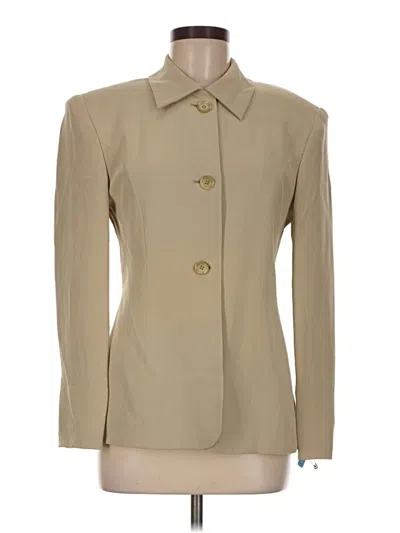 Pre-owned Jones New York Blazer Jacket In Tan