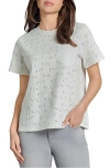 Jones New York Boxy Eyelet Pocket T-shirt In Nyc White