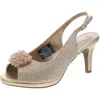 Jones New York Womens Embellished Slip-on Slingback Heels In Multi