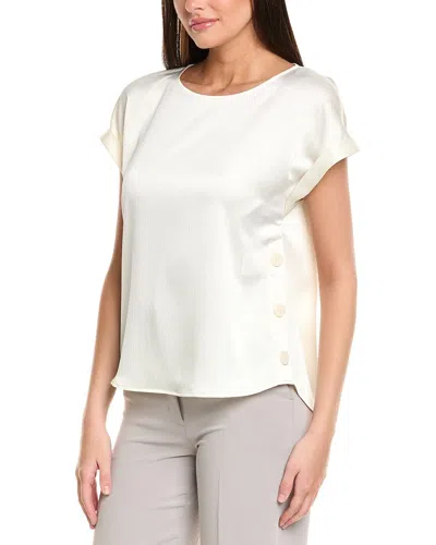 Jones New York Button Detail Blouse
