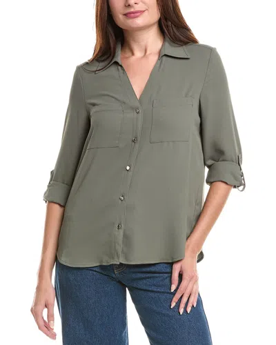 Jones New York Button Shirt In Green