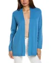 Jones New York Malibu Yarn Open Front Cardigan In Blue