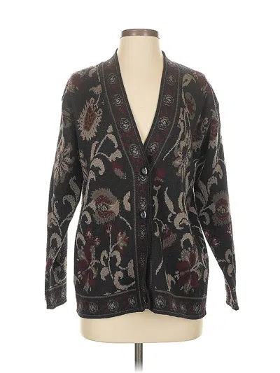 Pre-owned Jones New York Cardigan Sweater In Black