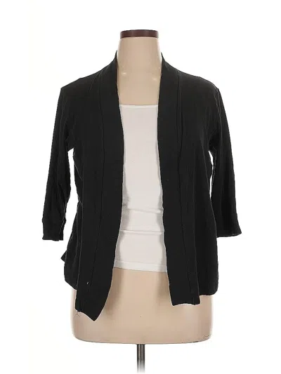 Pre-owned Jones New York Cardigan Sweater In Black