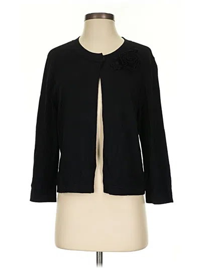 Pre-owned Jones New York Cardigan Sweater In Black