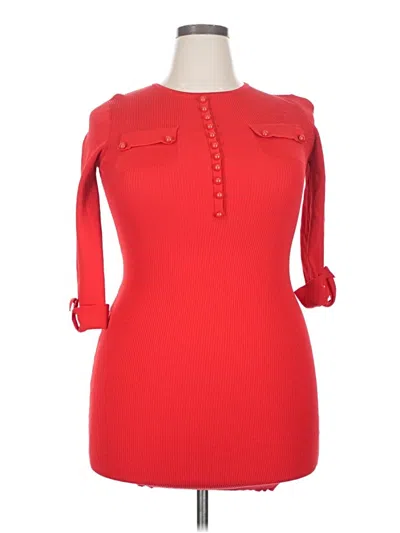 Pre-owned Jones New York Casual Dress In Red