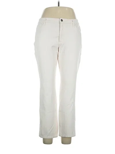 Pre-owned Jones New York Casual Pants In Ivory
