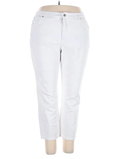 Pre-owned Jones New York Casual Pants In White