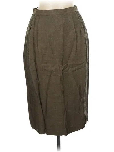 Pre-owned Jones New York Casual Skirt In Brown