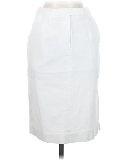 Pre-owned Jones New York Casual Skirt In White