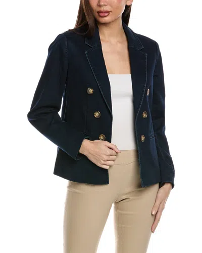 Jones New York City Denim Blazer In Blue