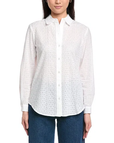 Jones New York Collared Shirt In White