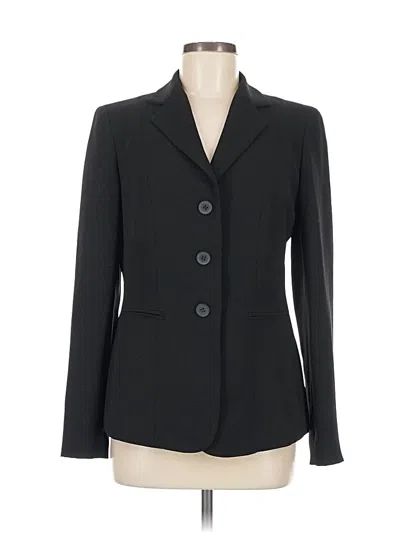 Pre-owned Jones New York Collection Blazer Jacket In Black