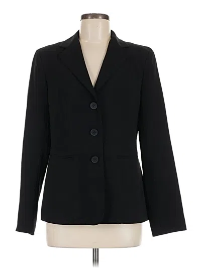 Pre-owned Jones New York Collection Blazer Jacket In Black