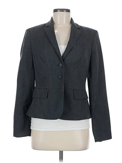 Pre-owned Jones New York Collection Blazer Jacket In Gray