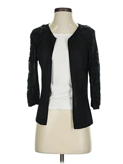 Pre-owned Jones New York Collection Cardigan Sweater In Black