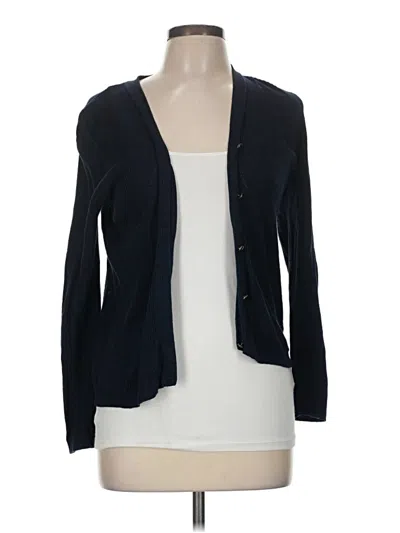 Pre-owned Jones New York Collection Cardigan Sweater In Black